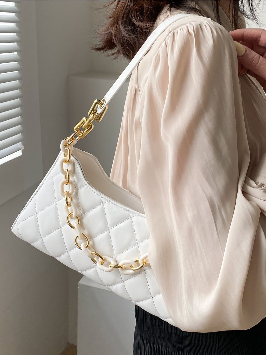 Quilted Chain Shoulder Bag