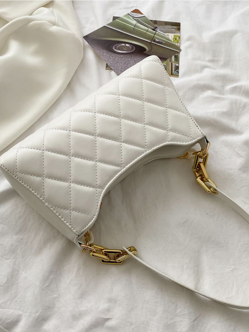 Quilted Chain Shoulder Bag