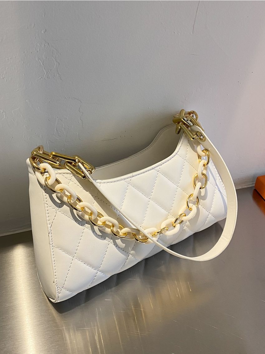 Quilted Chain Shoulder Bag