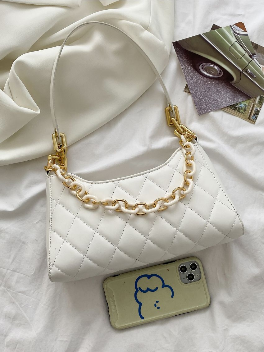 Quilted Chain Shoulder Bag