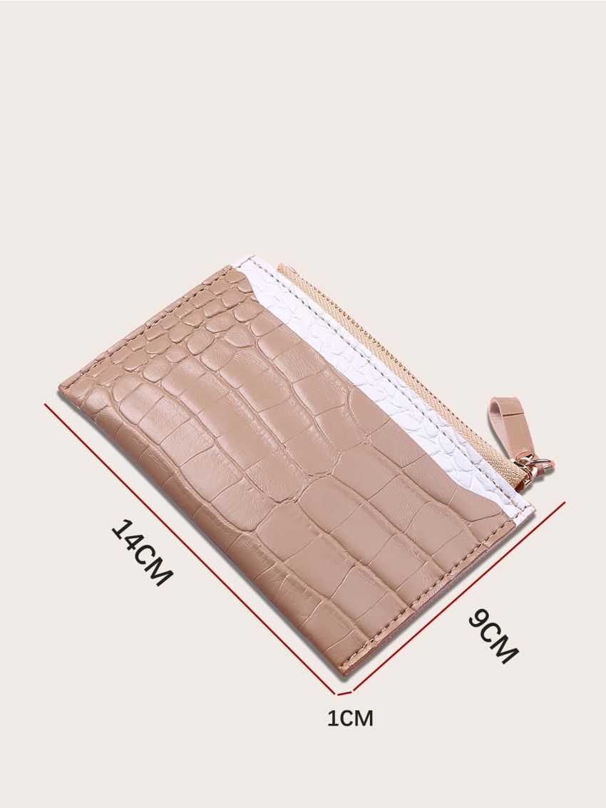 Croc Embossed Card Holder
