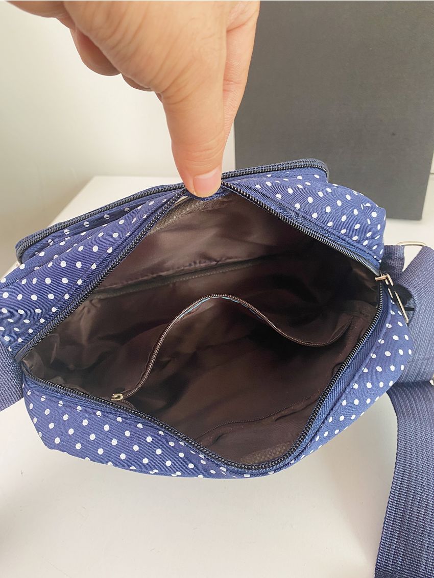 Polka Dot Crossbody Bag