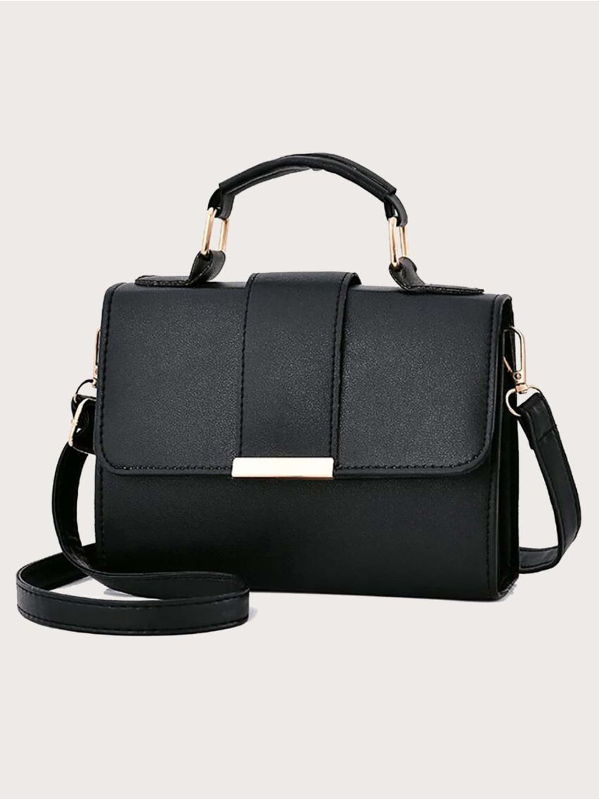 Mini Metal Edge Flap Square Bag