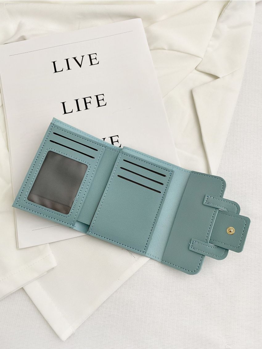 Stitch Detail Small Wallet