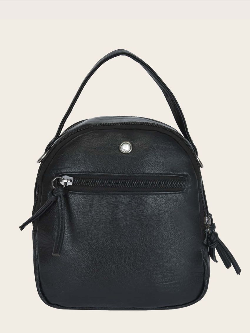 Mini Vintage Design Knot Decor Flap Satchel Bag