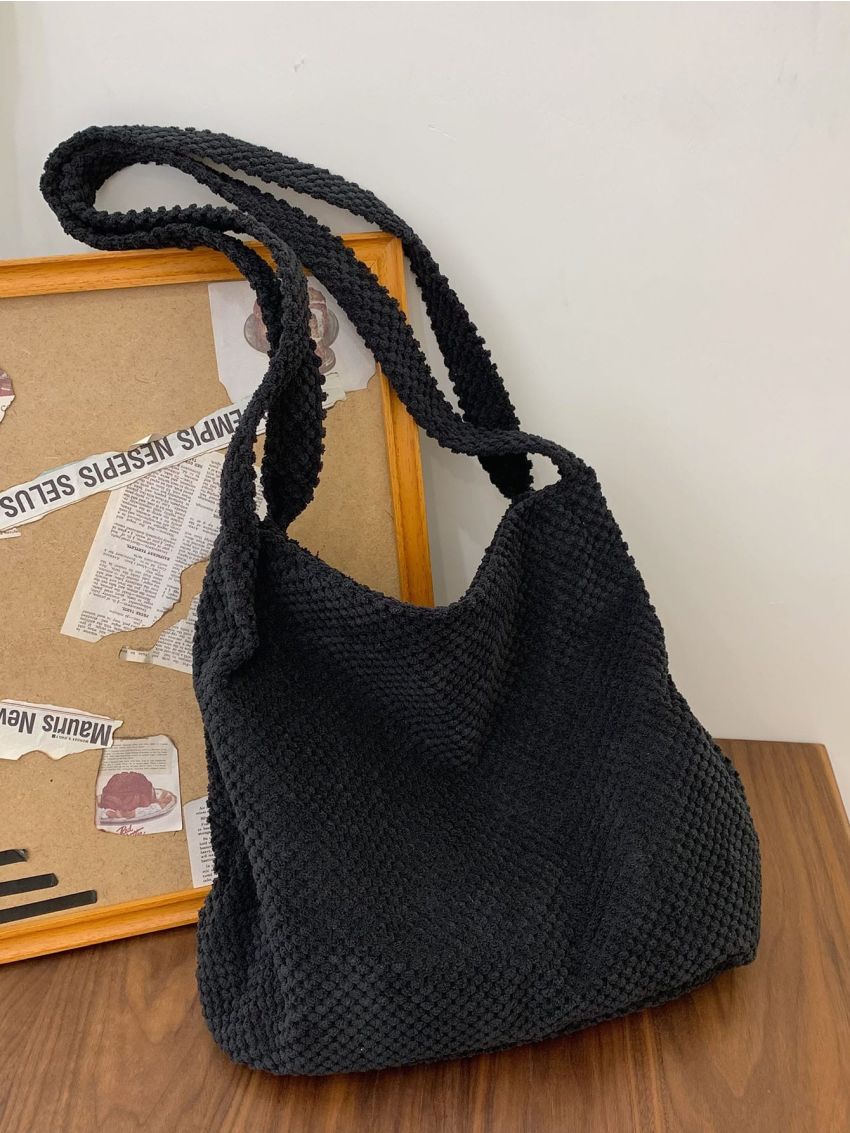 Minimalist Corduroy Shopper Bag