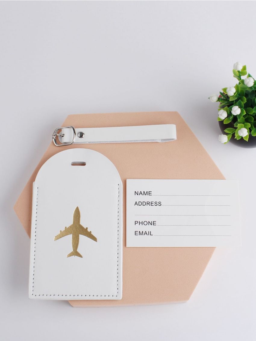 Plane Graphic Luggage Tag