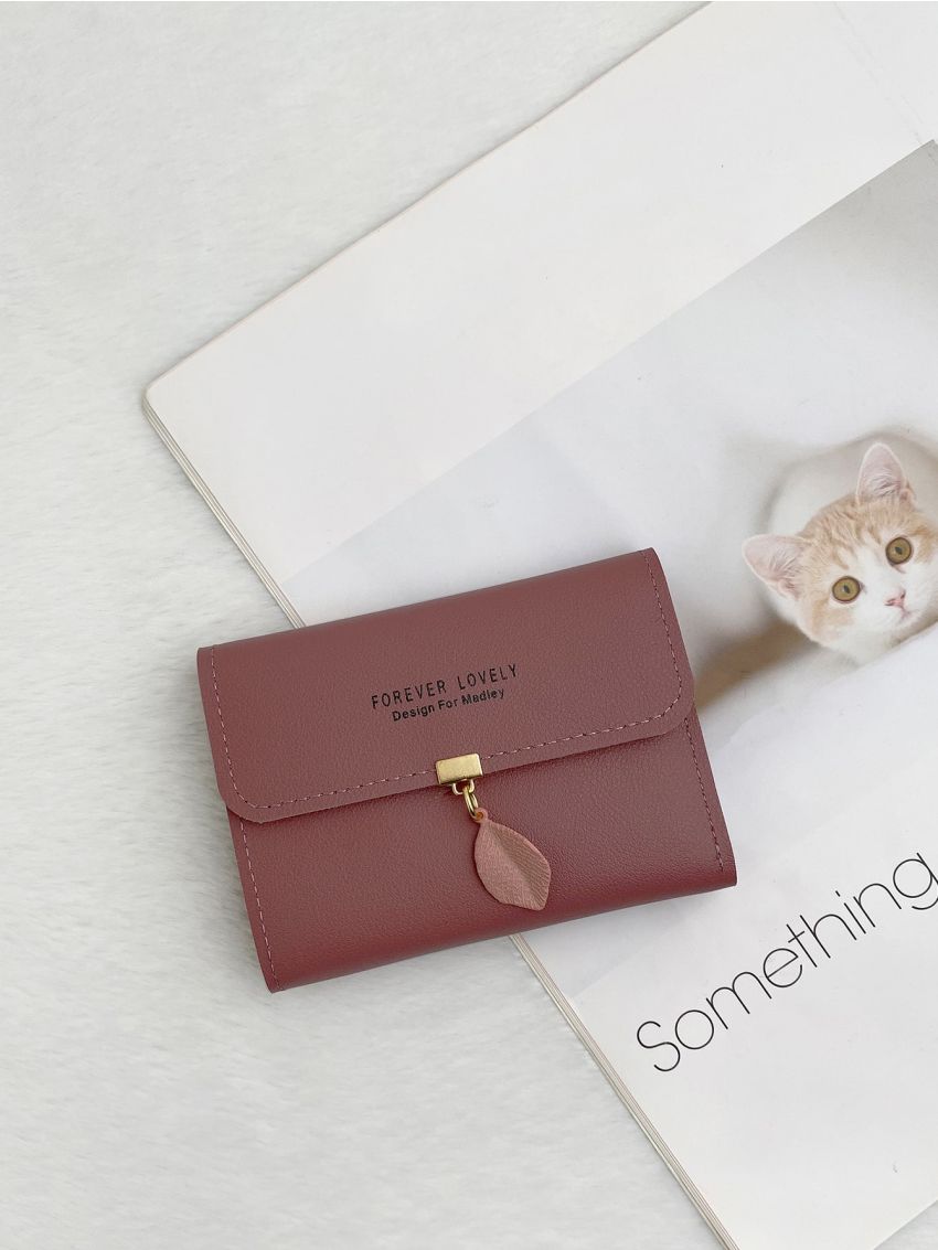 Letter Graphic Small Wallet