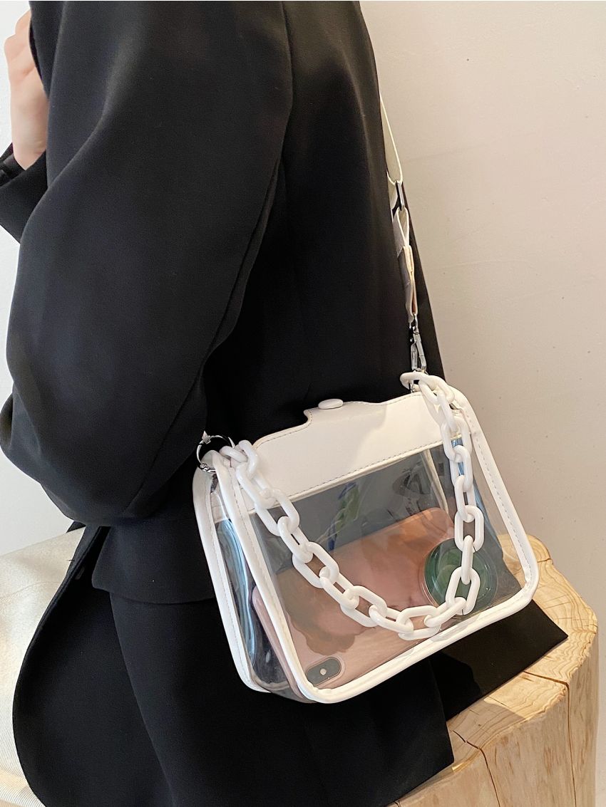 Mini Clear Satchel Bag