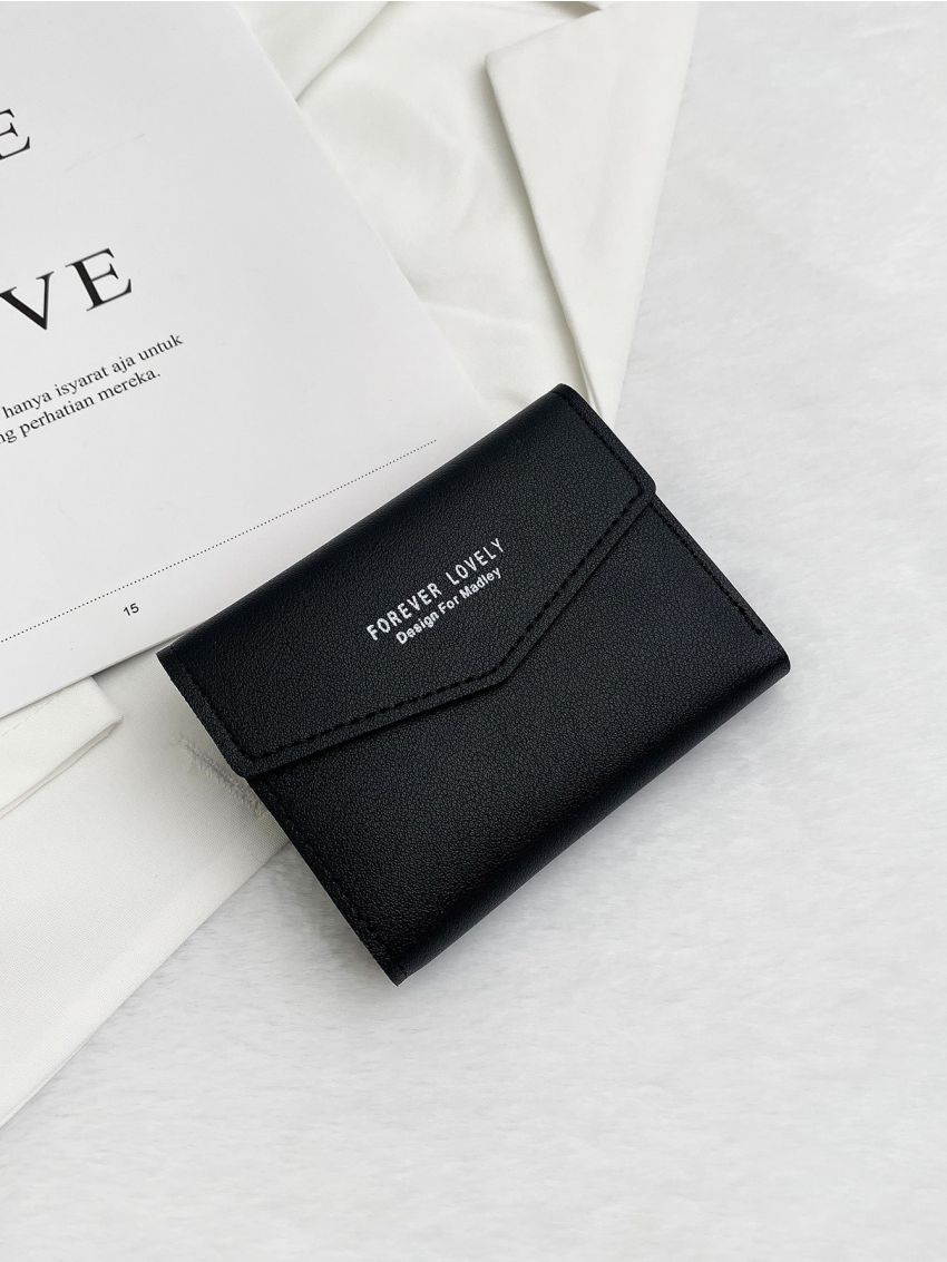 Letter Graphic Small Wallet