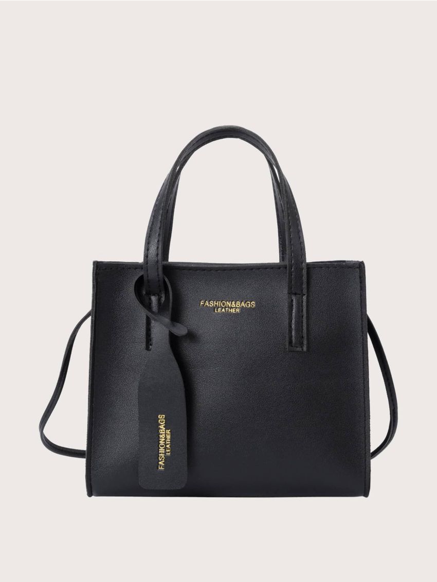 Mini Letter Graphic Large Capacity Square Bag