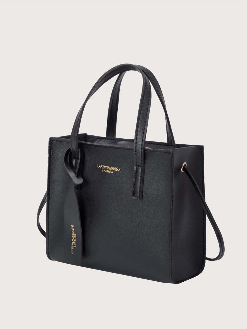 Mini Letter Graphic Large Capacity Square Bag