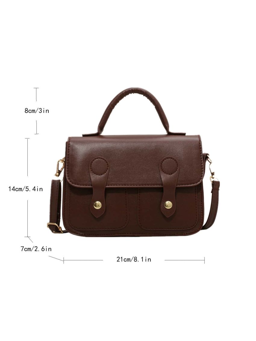 Minimalist Flap Square Bag