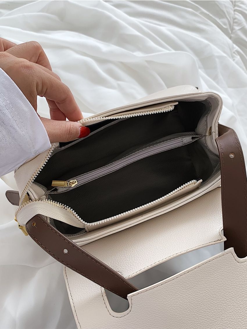 Minimalist Flap Shoulder Bag