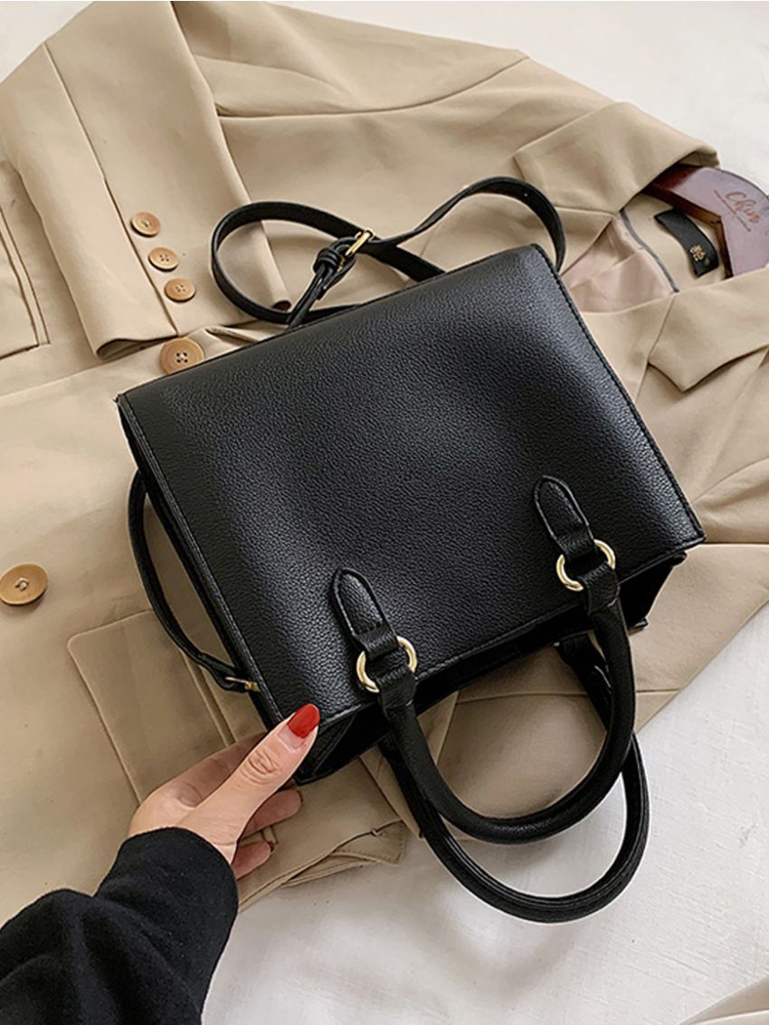 Twilly Scarf Decor Satchel Bag