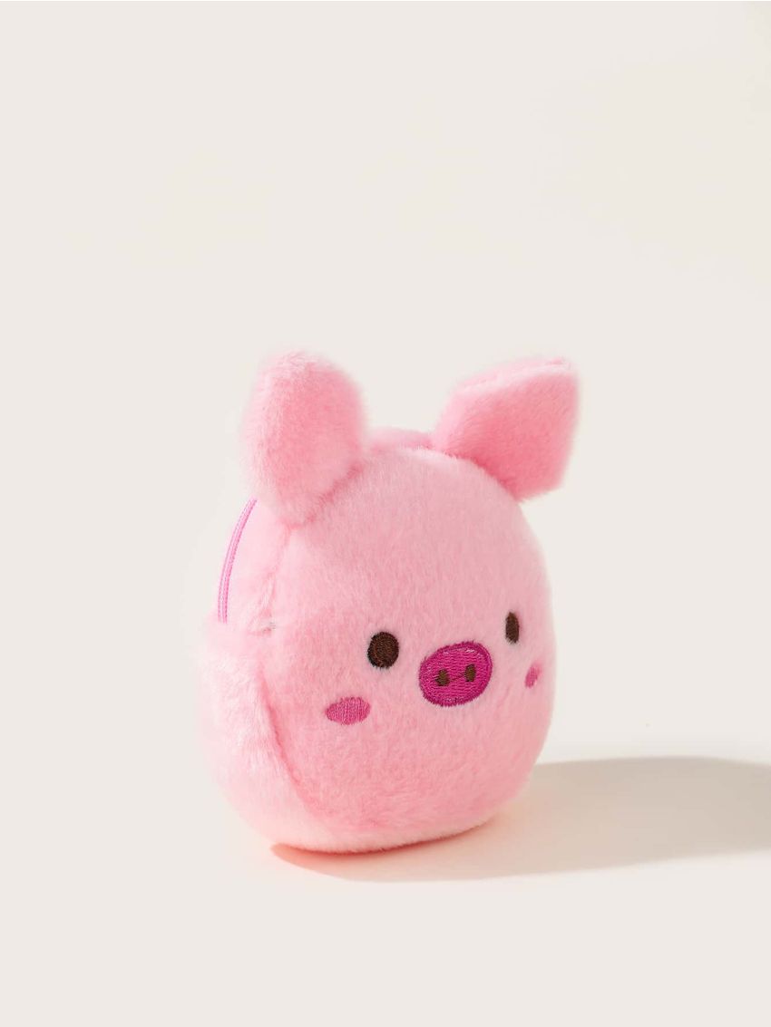 Cartoon Design Fluffy Coin Purse