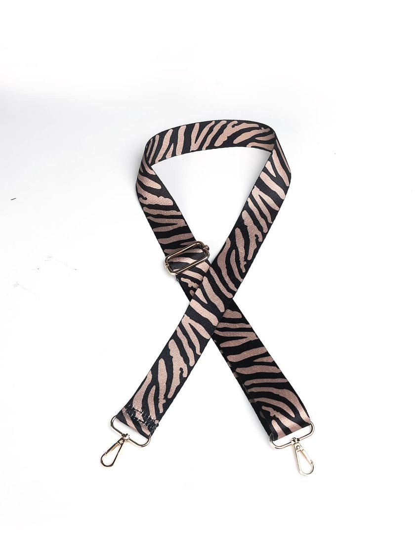 Zebra Stripe Pattern Bag Strap