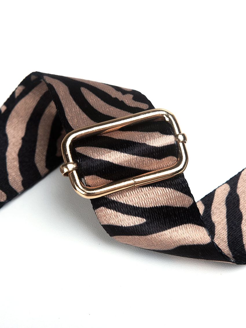 Zebra Stripe Pattern Bag Strap