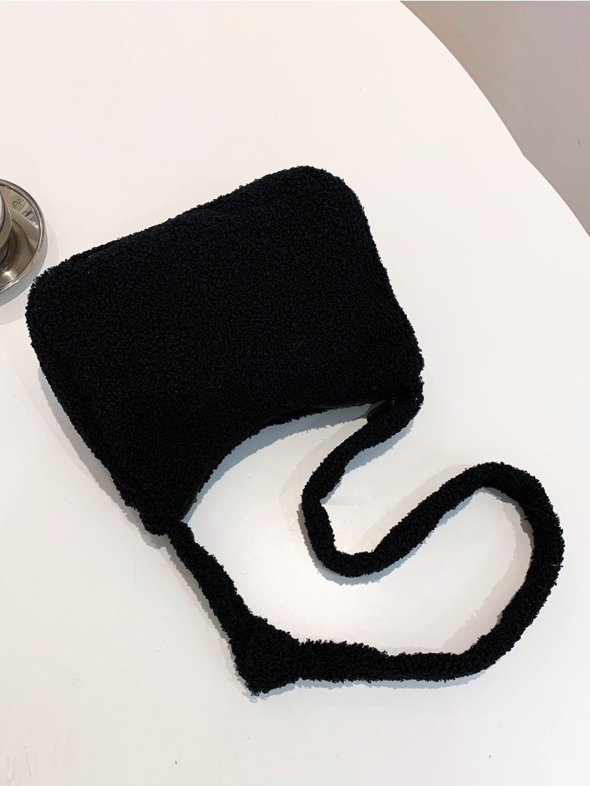 Minimalist Fluffy Shoulder Bag