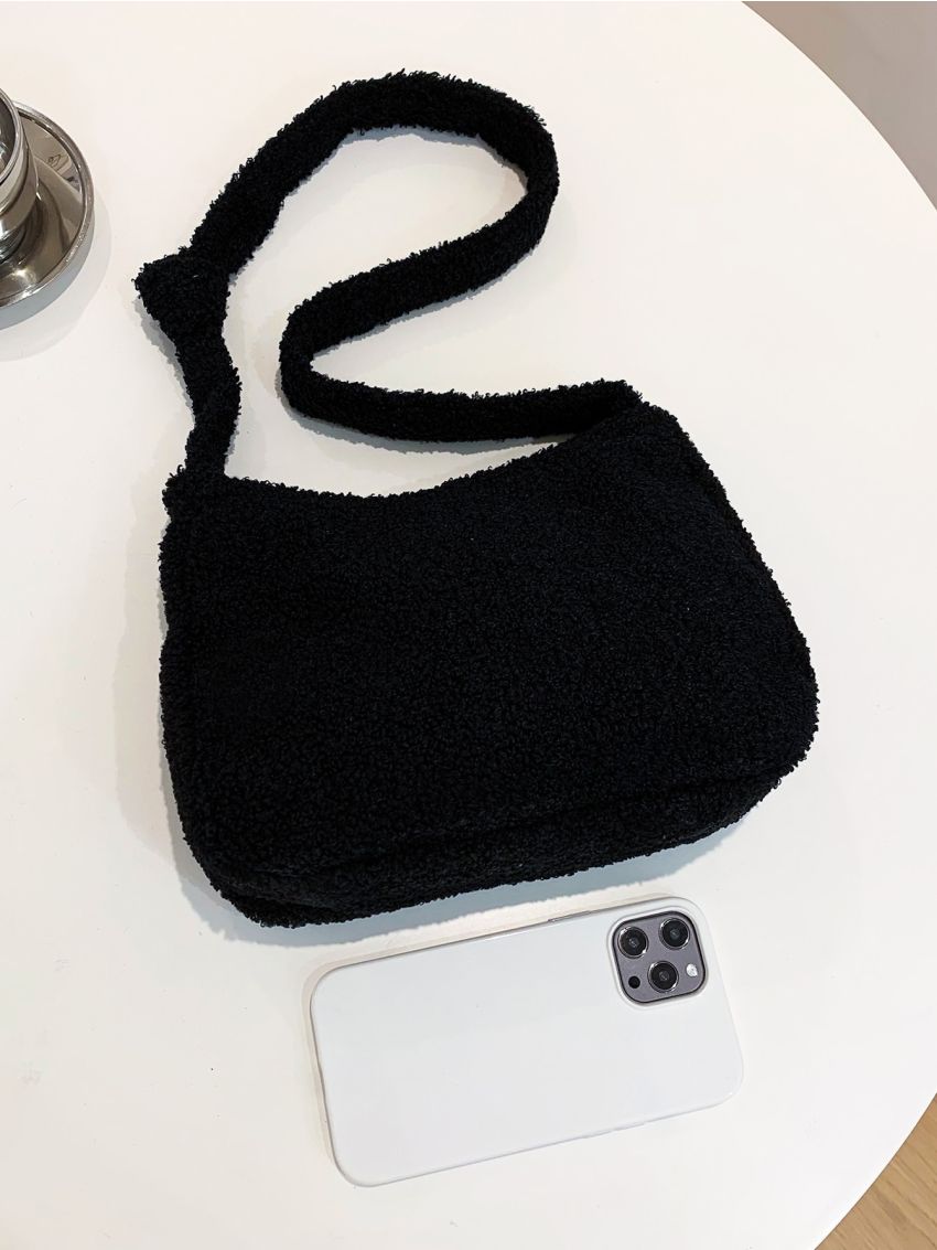 Minimalist Fluffy Shoulder Bag