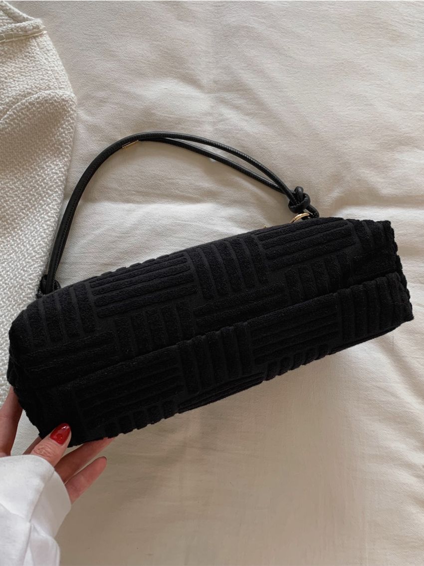 Minimalist Fluffy Baguette Bag