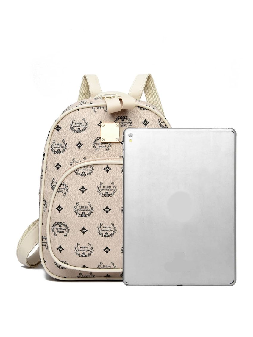 Tassel Decor All Over Print Classic Backpack