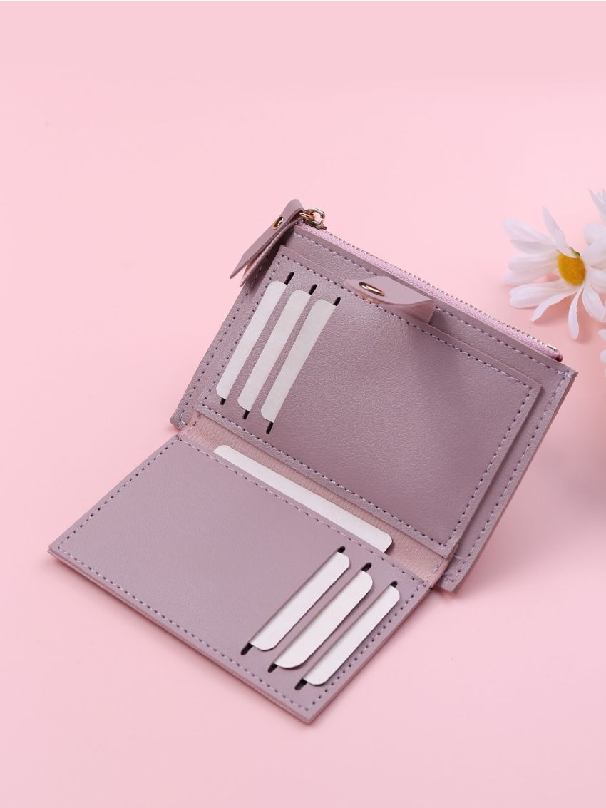 Snap Button Fold Over Card Holder