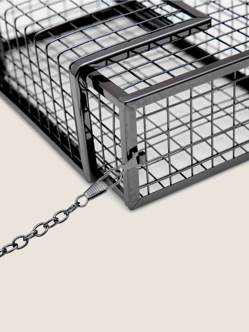 Hollow Out Metal Box Bag