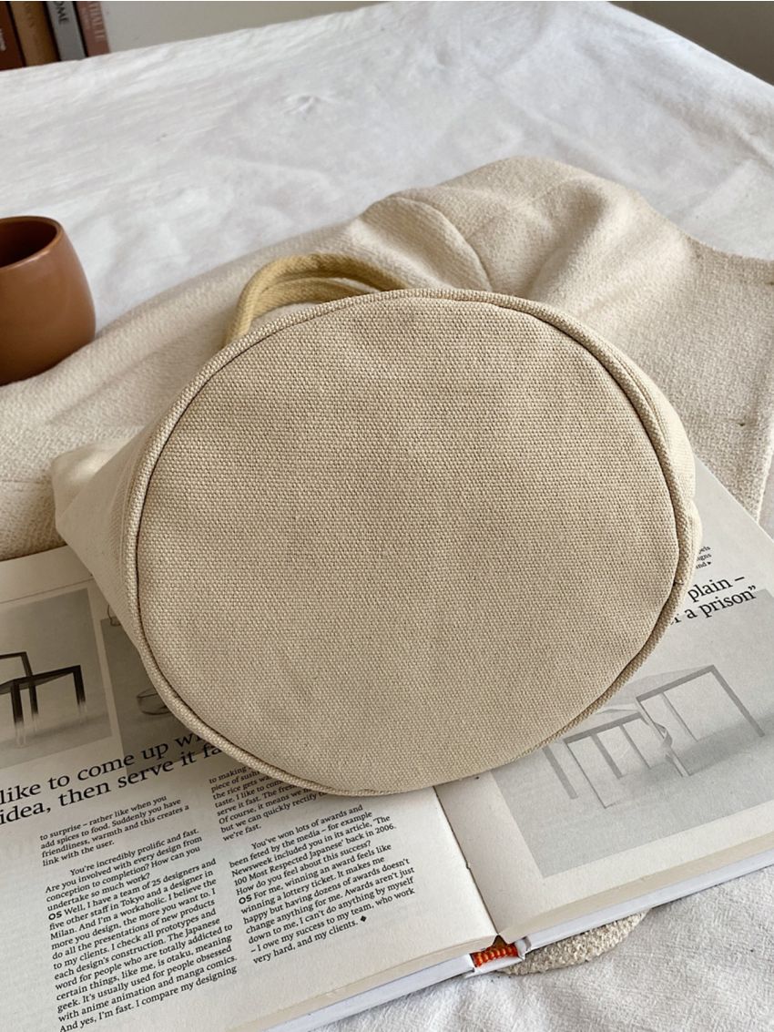 Cartoon Bear Decor Bucket Bag