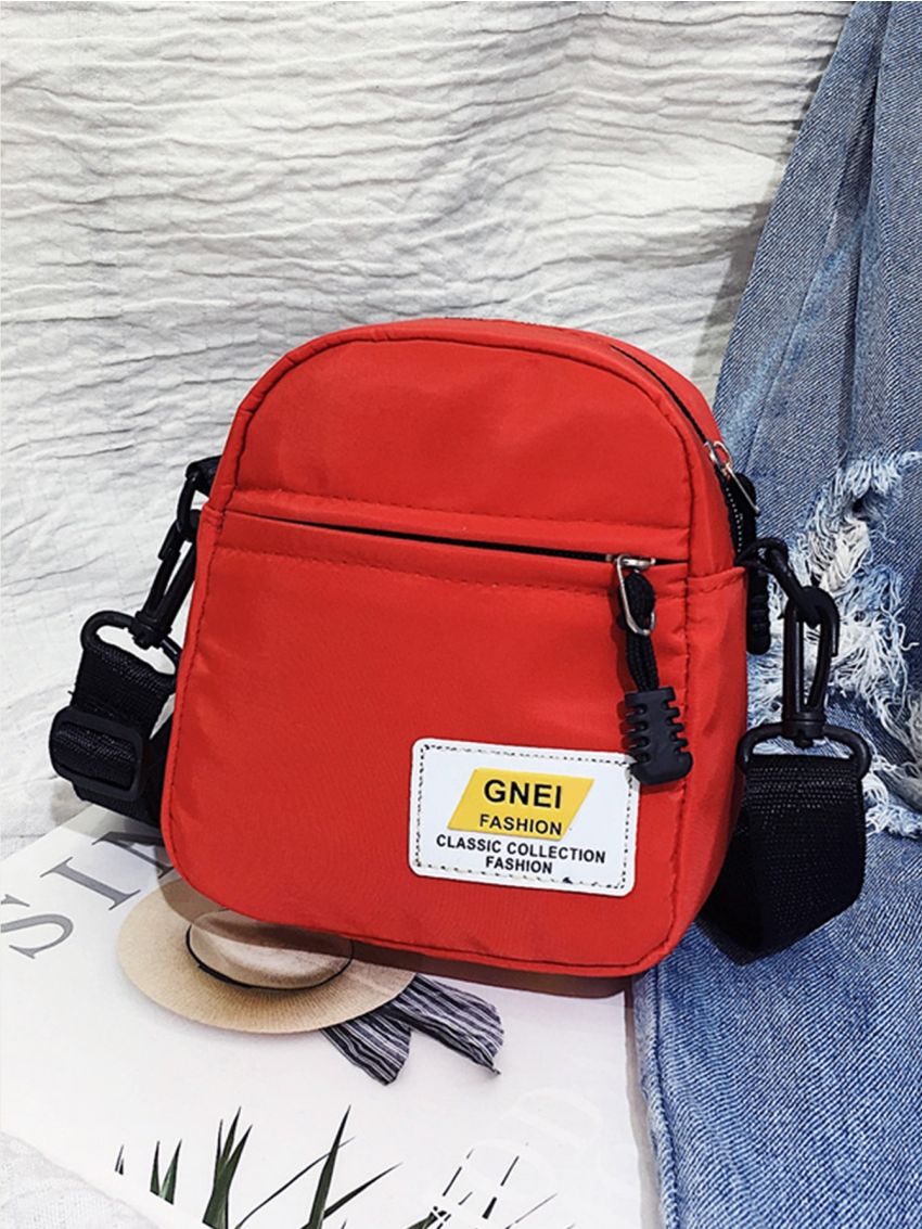 Mini Letter Patch  Square Bag