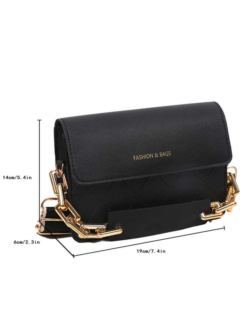 Mini Chain Decor Flap Square Bag