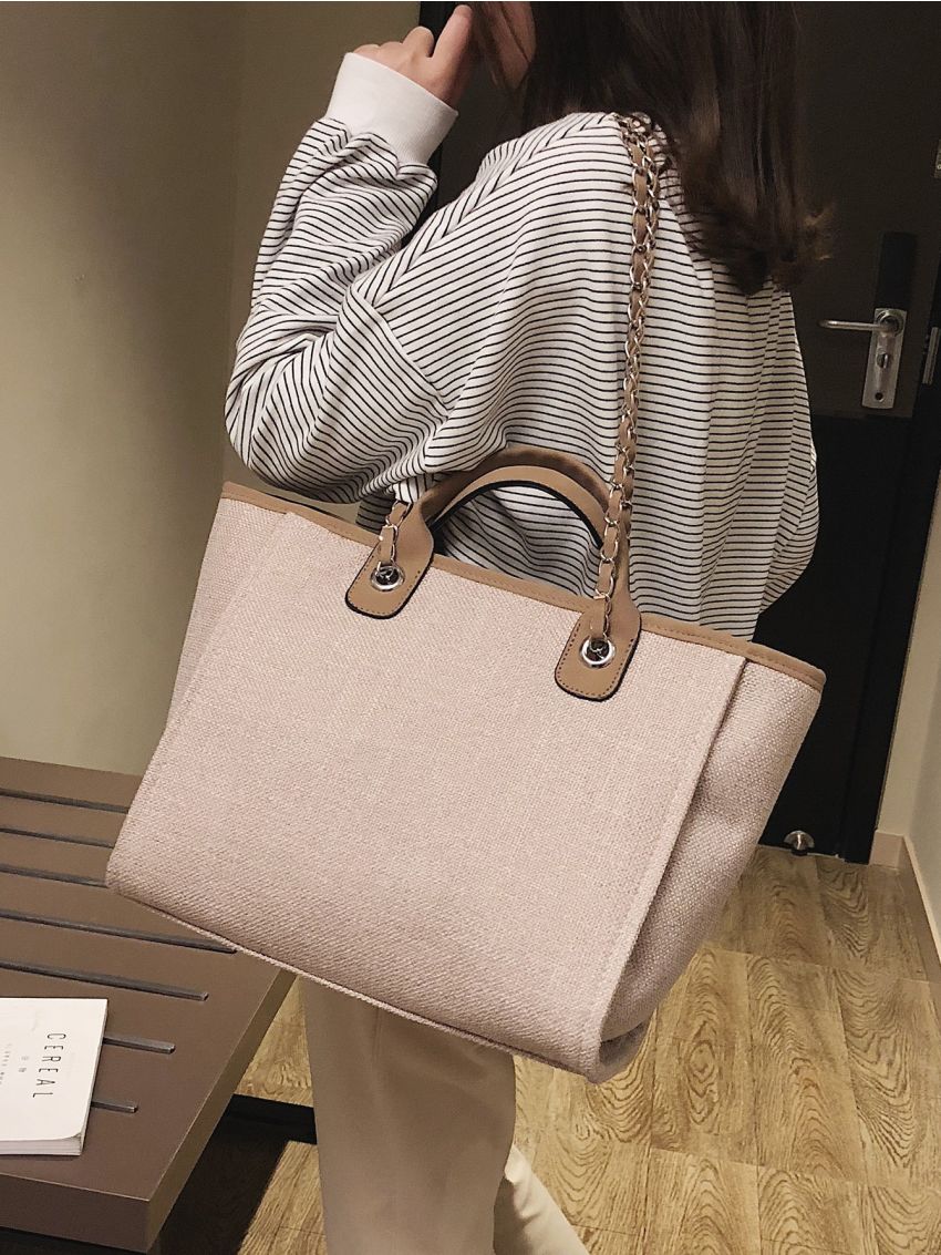 Minimalist Large Capacity Tote Bag