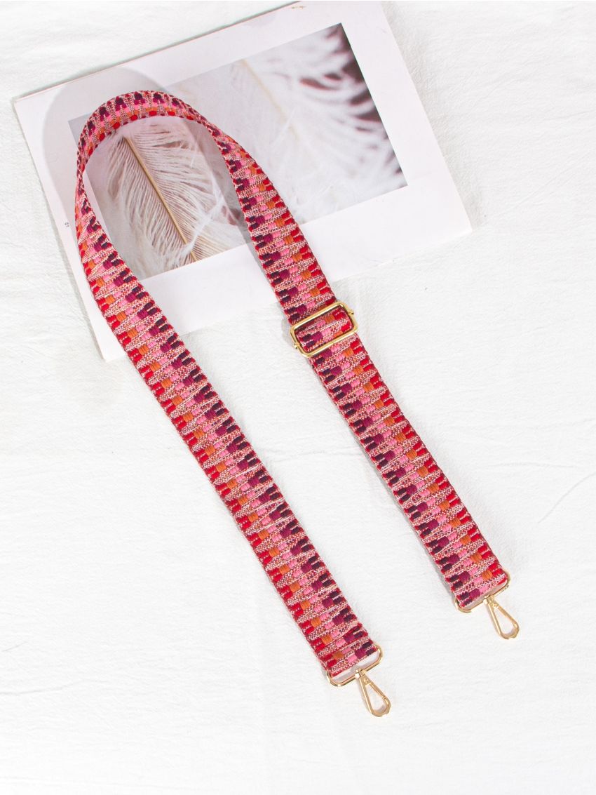 Geo Graphic Bag Strap