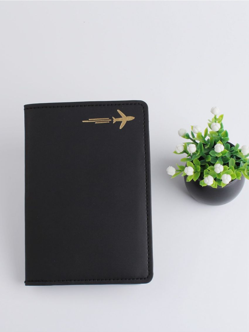 Plane Graphic Passport Case