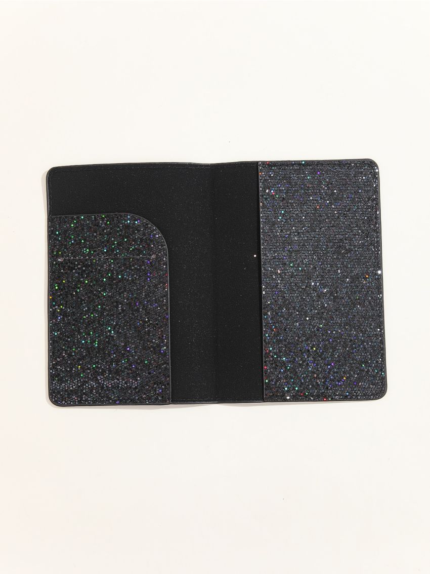Allover Sequin Passport Case