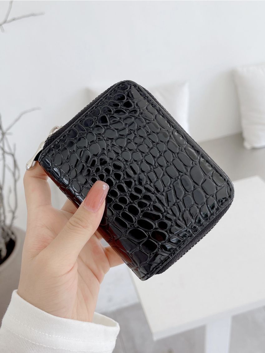 Crocodile Embossed Card Holder