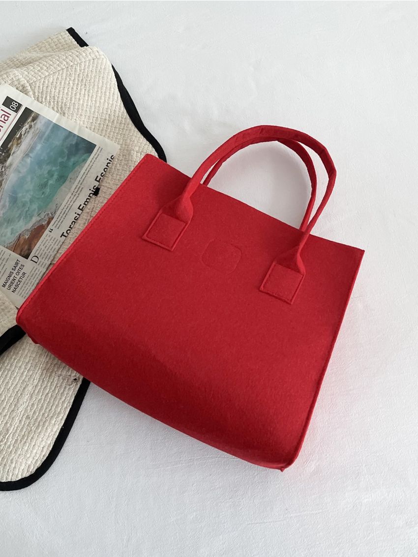 Minimalist Felt Tote Bag