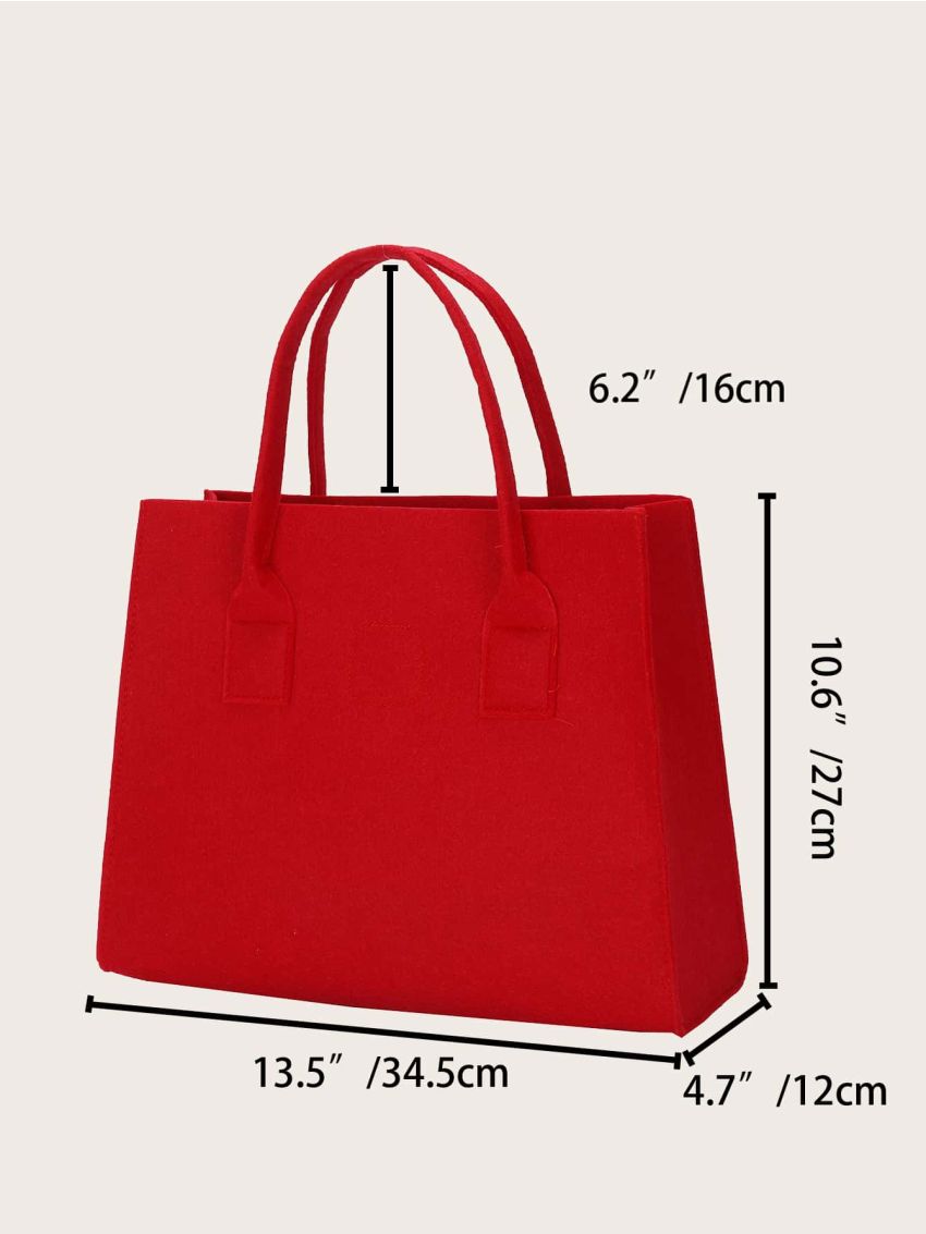 Minimalist Felt Tote Bag