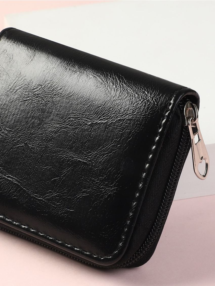 Minimalist Zipper Around Card Holder