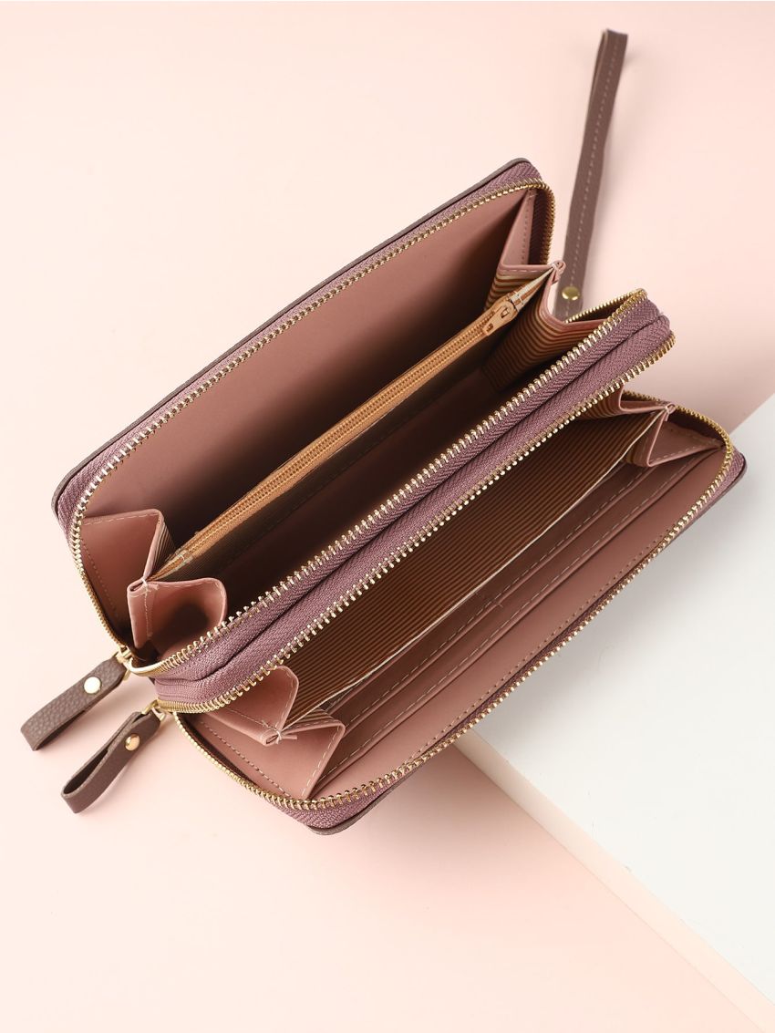 Letter Detail Long Wallet