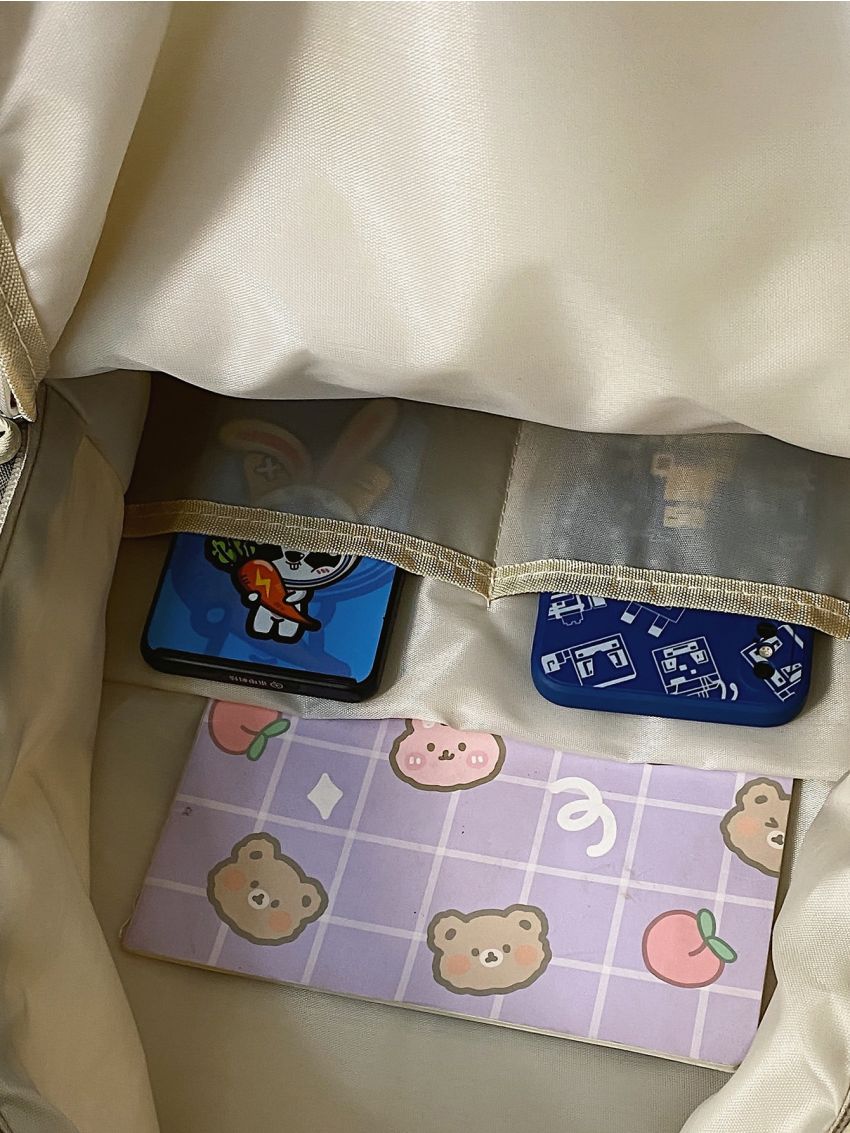 Tartan Large Capacity Backpack