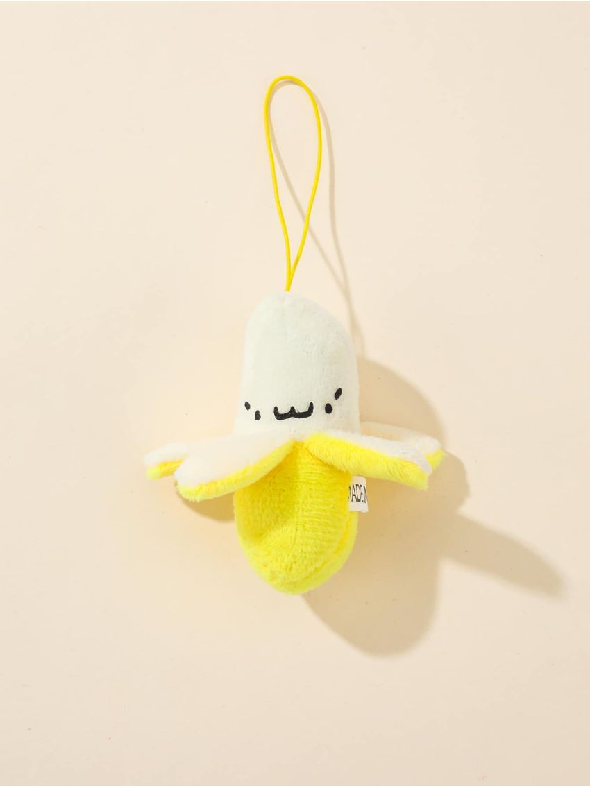 Cartoon Banana Design Bag Charm