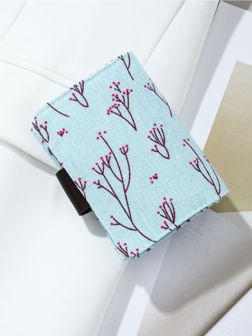 Floral Pattern Patch Decor Card Holder
