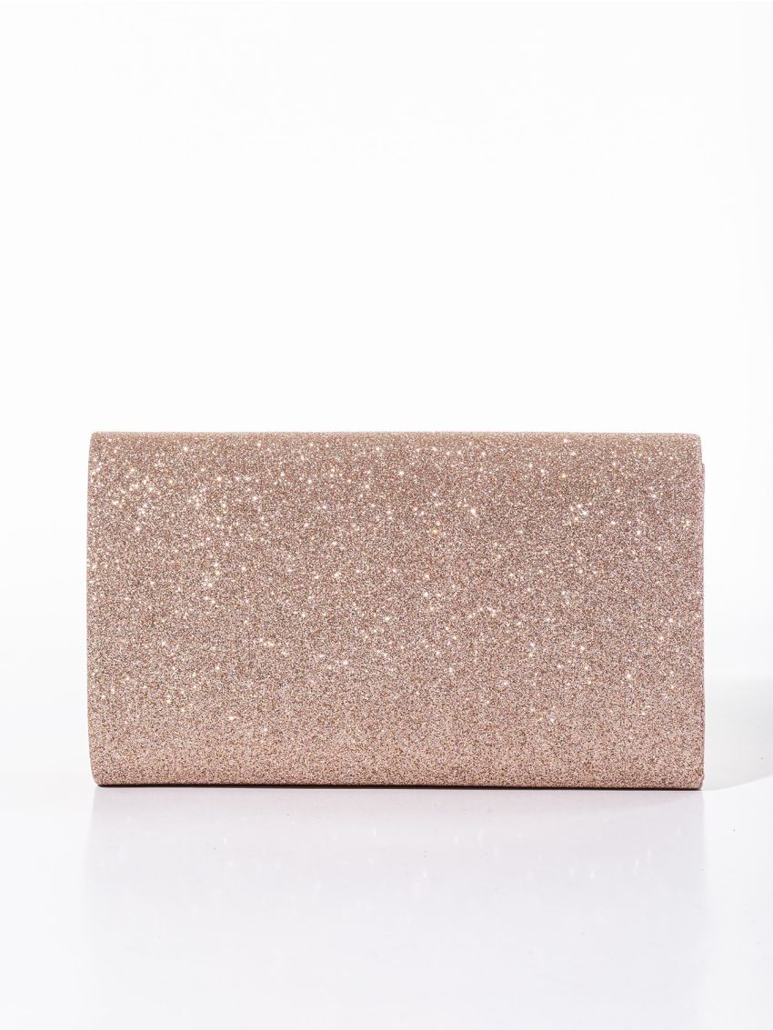 Allover Glitter Decor Chain Square Bag