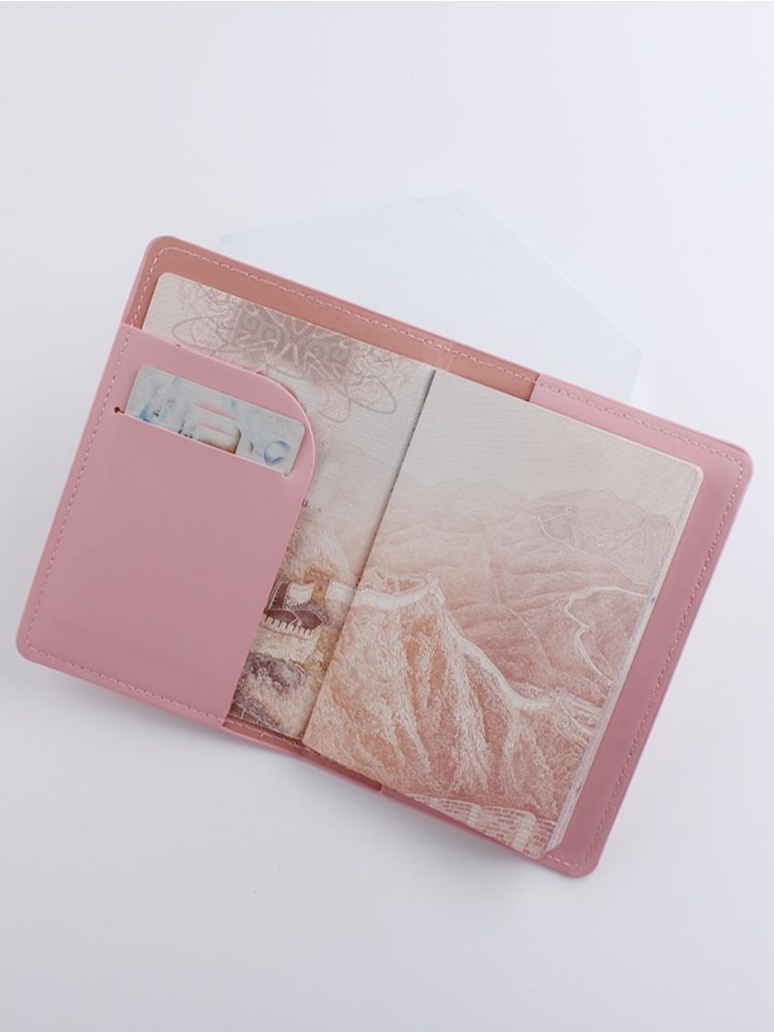 Letter Graphic Passport Case