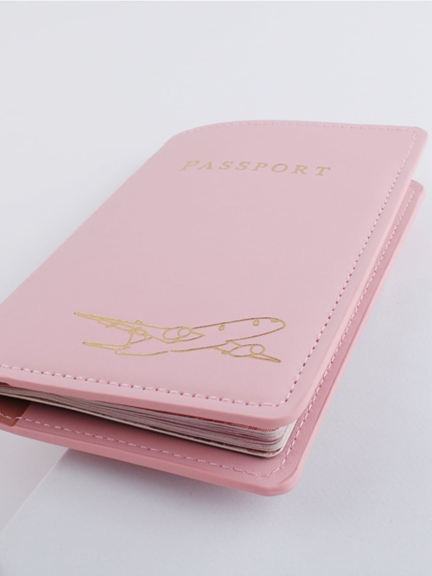 Letter Graphic Passport Case