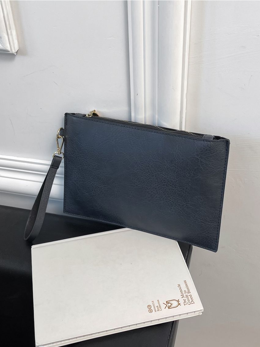 Geo Graphic Clutch Bag