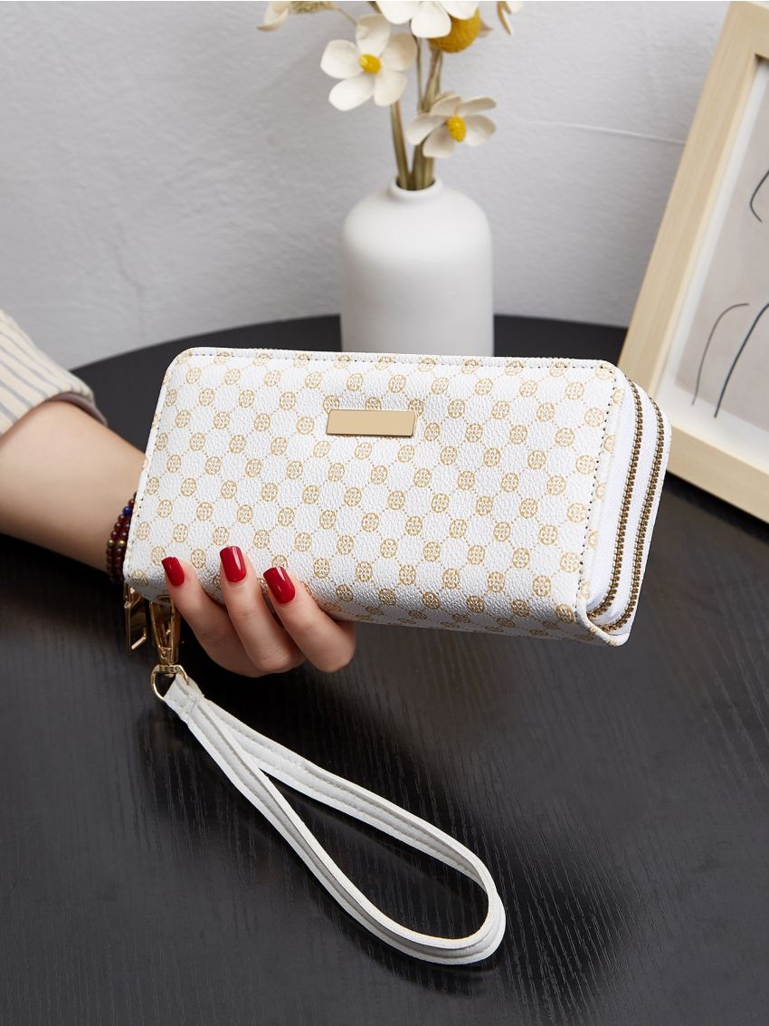 Geometric Graphic Long Wallet