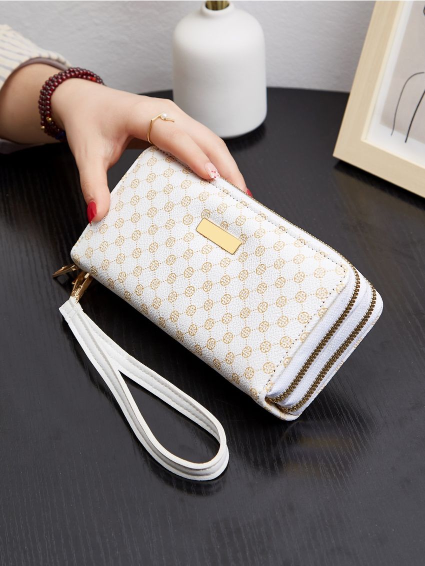 Geometric Graphic Long Wallet