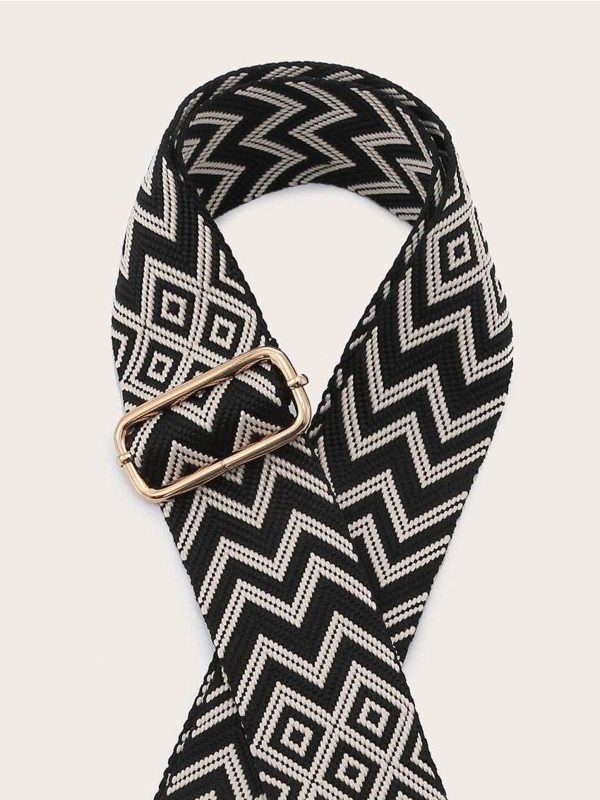 Geo Graphic Bag Strap